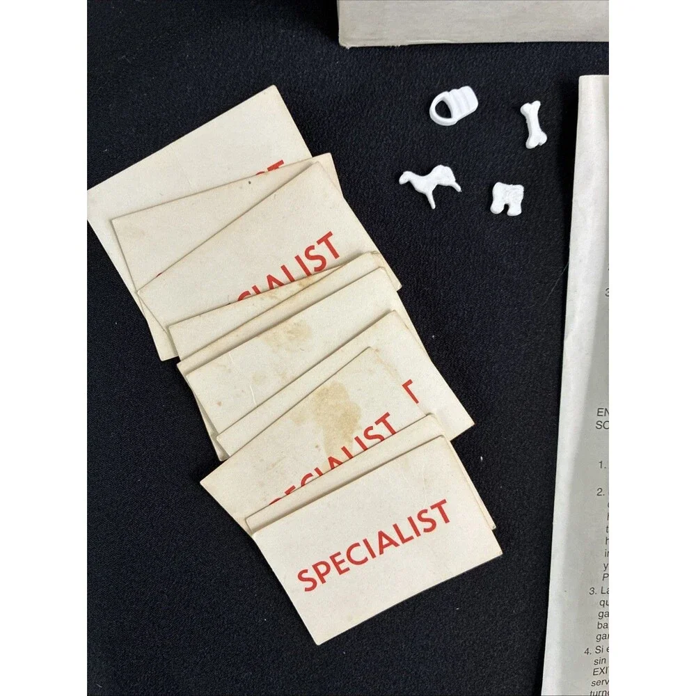 OPERATION Game Vintage 1965 Smoking Doctor Graphic Replacement Parts NOT Working
